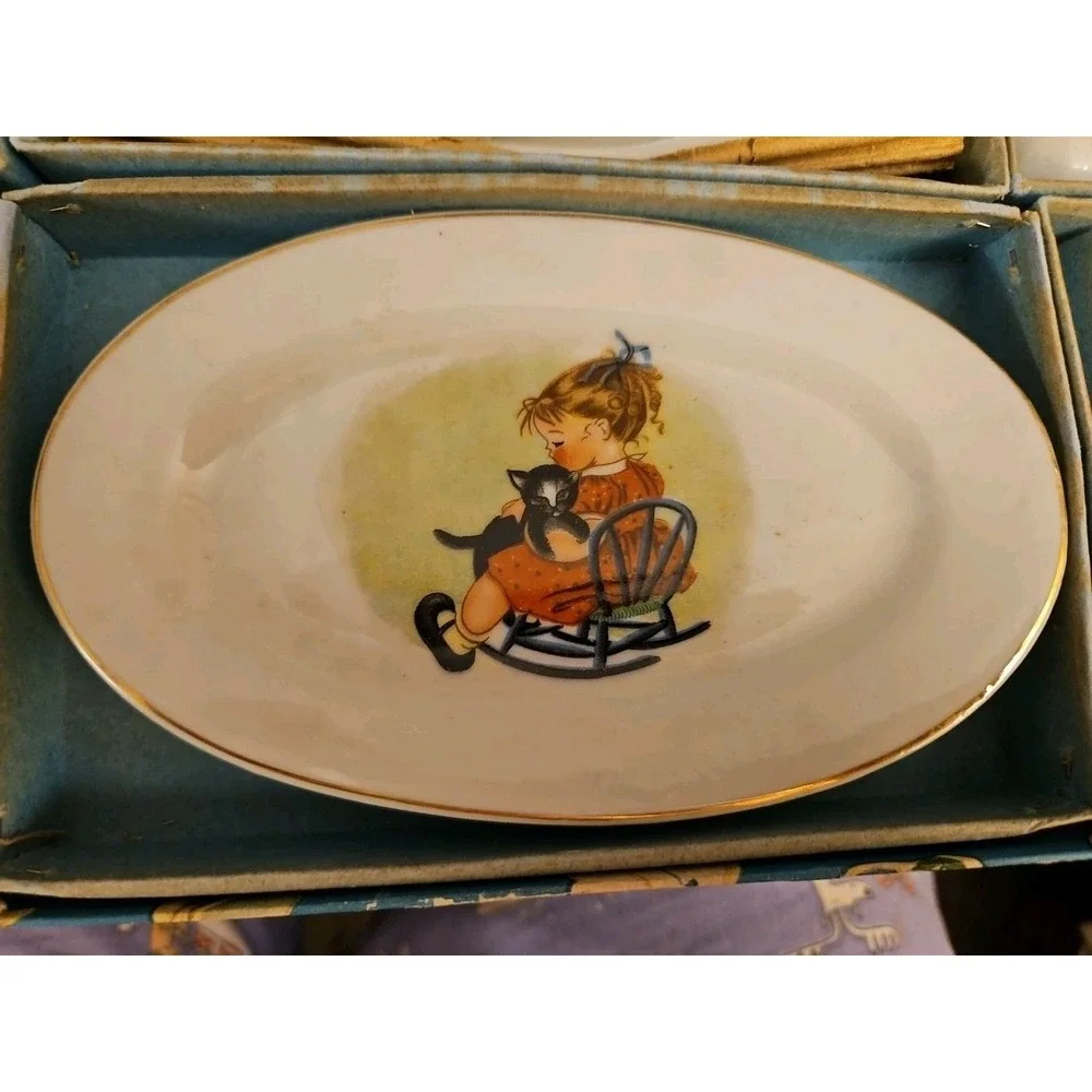 Vintage Childs‎ Porcelain Tea Set / KRESS #U7469B